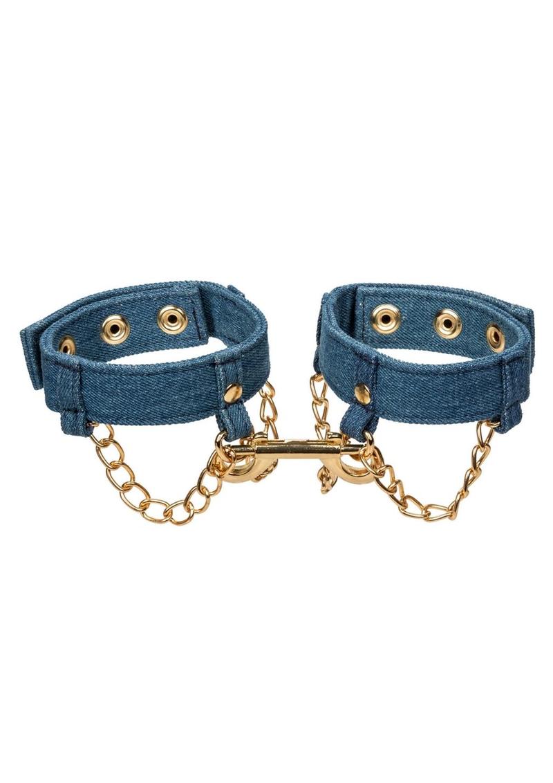 CalExotics Ride 'Em Denim Ankle Cuffs SPECIAL SALE!