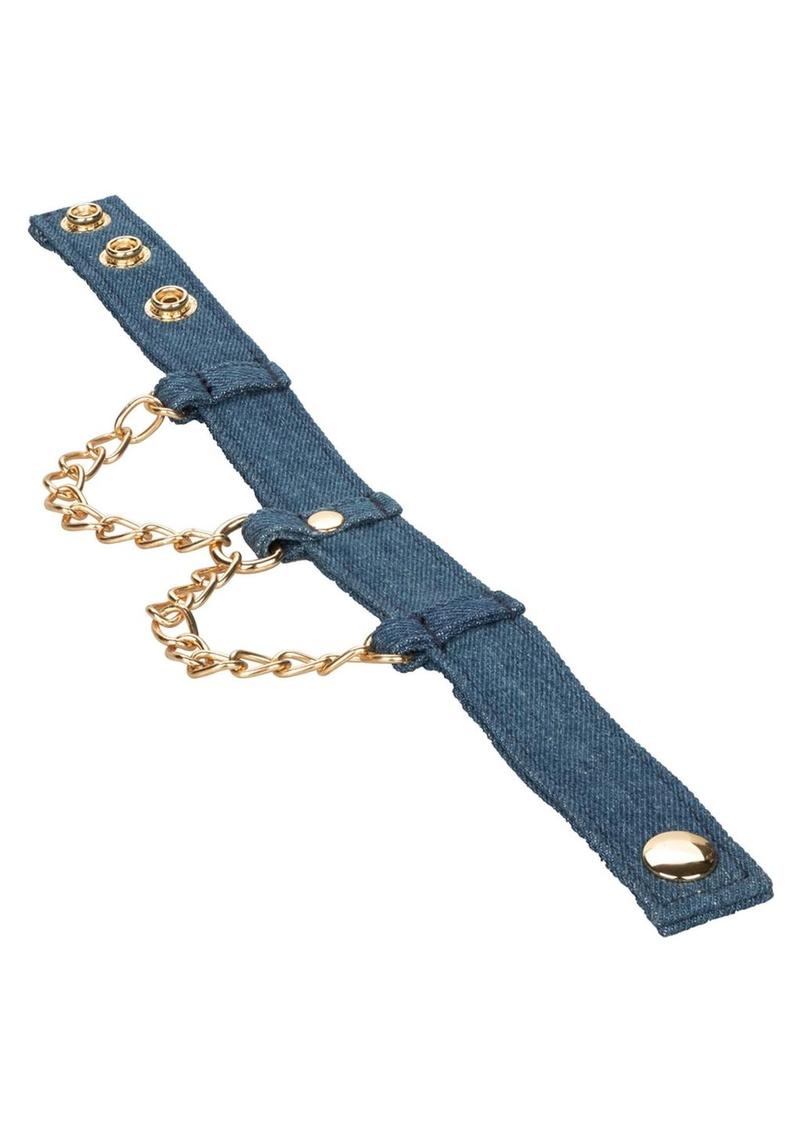 CalExotics Ride 'Em Denim Ankle Cuffs SPECIAL SALE!