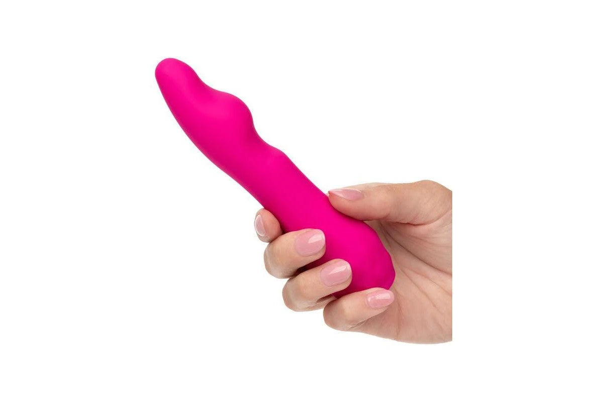 CalExotics Gia Curved Pleaser Rechargeable Silicone Vibrator