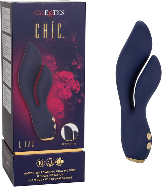 CalExotics Chic Lilac Rechargeable Silicone Rabbit CLEARANCE