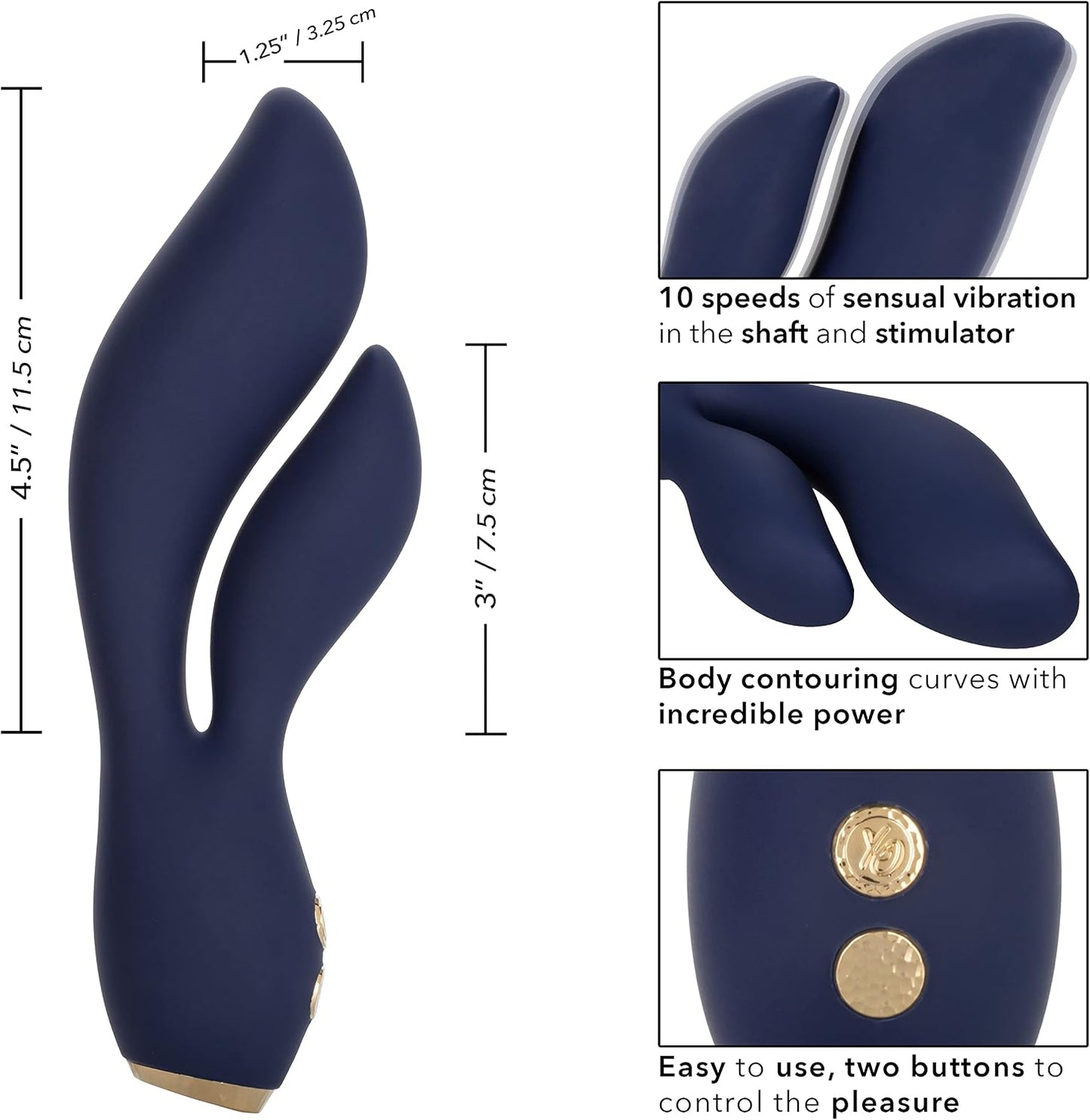 CalExotics Chic Lilac Rechargeable Silicone Rabbit CLEARANCE