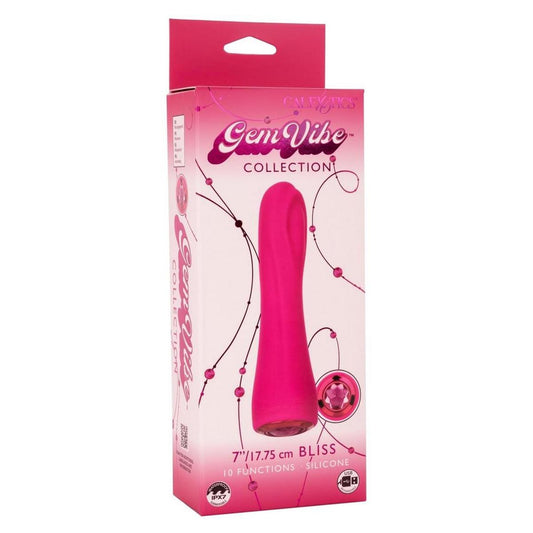 CalExotics Gem Vibe Collection Bliss Rechargeable Silicone Vibrator