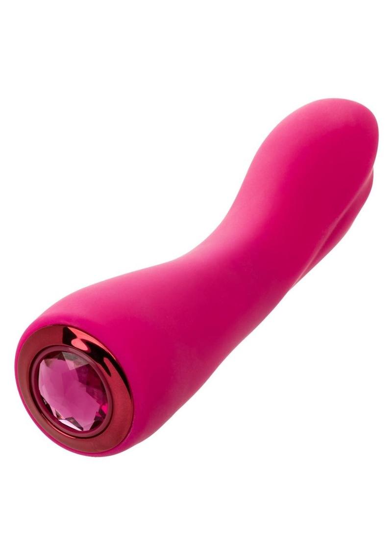 Gem Vibe Collection Curve Rechargeable Silicone G-Spot Vibrator