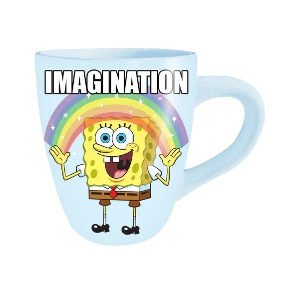 Nickelodeon SpongeBob Imagination Rainbow 25oz Ceramic Mug SALE!