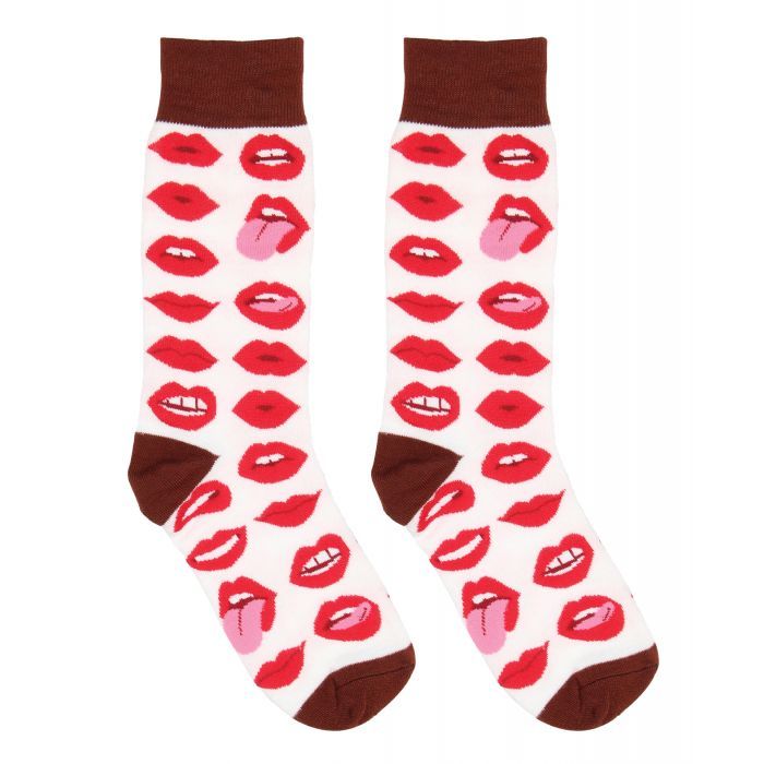 Sexy Socks Lip Love Female