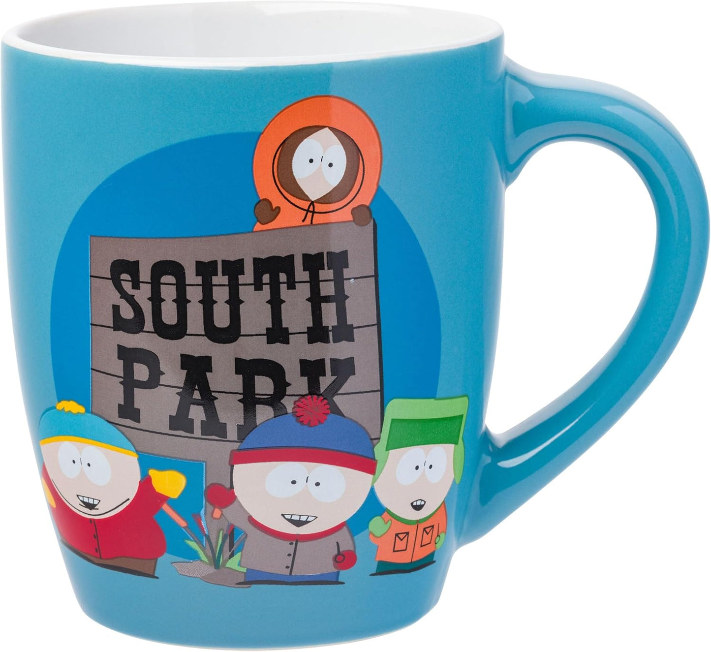 Comedy Central South Park Kids and Logo 25oz Jumbo Curved Ceramic Mug