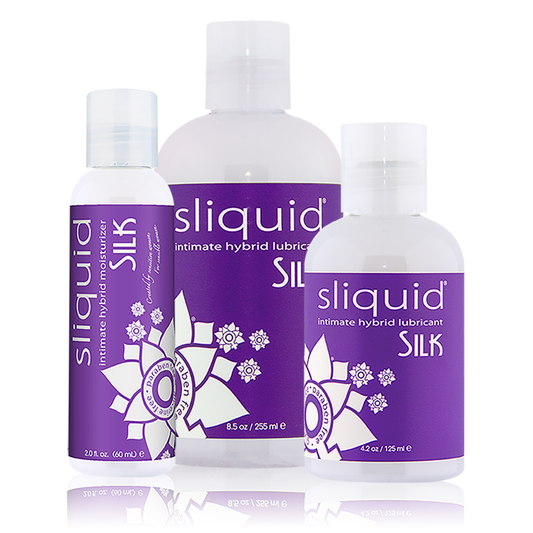Sliquid Silk Hybrid Intimate Lubricant - Asst. Sizes