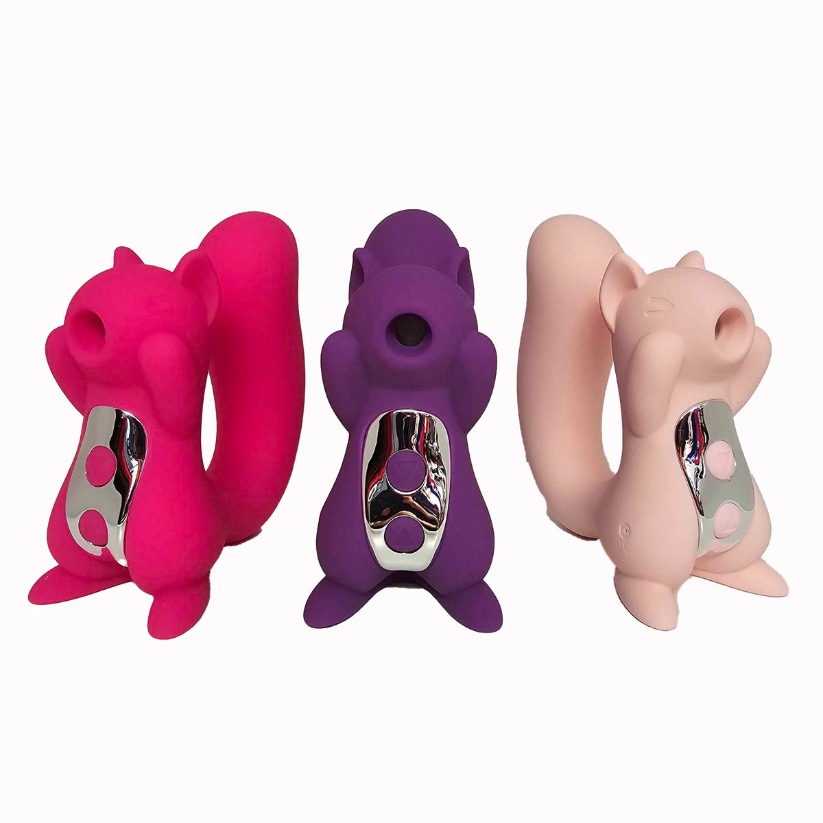 J's Playhouse® Screwy Squirrel Air-Pulse & G-spot Vibe - Asst. Colors