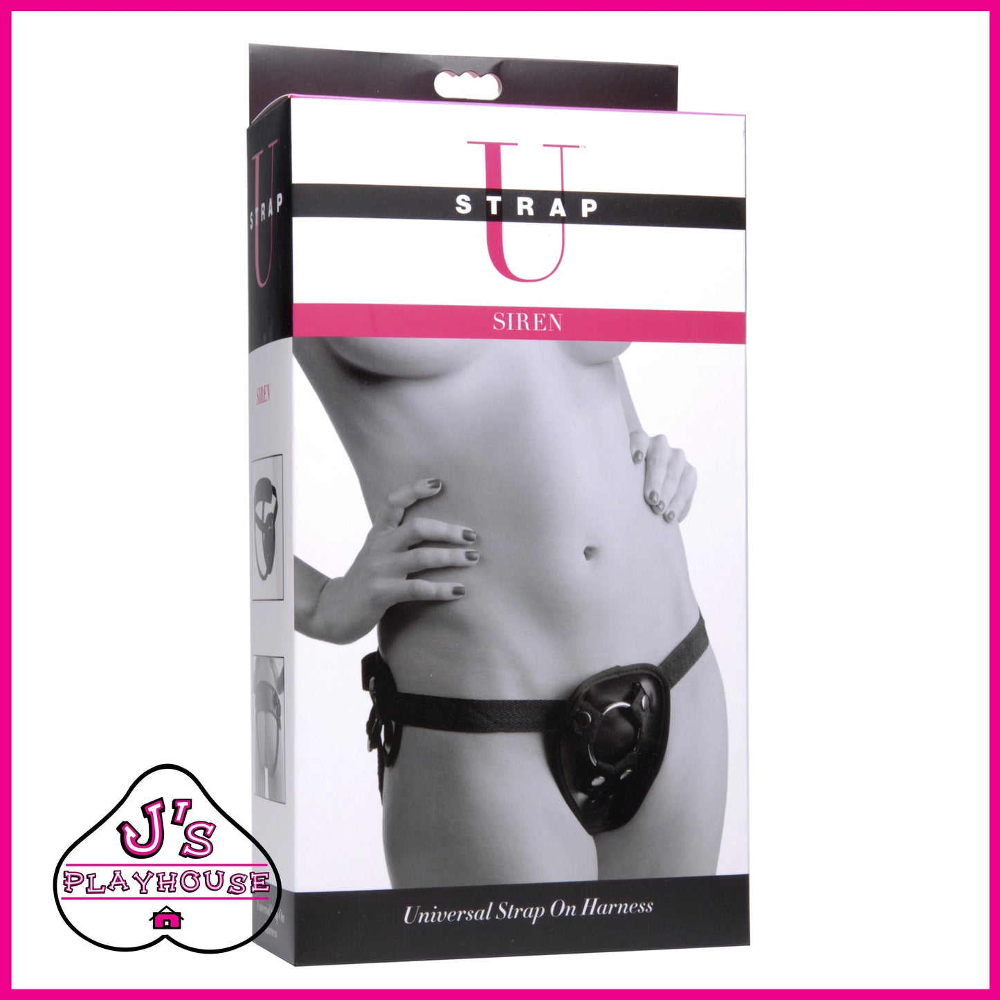XR Brands Strap U Siren Universal Strap On Harness - Black
