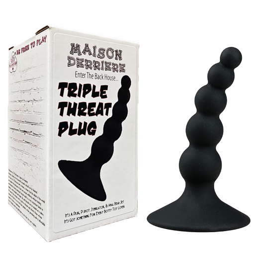 Maison Derriere Triple Threat Beaded Plug