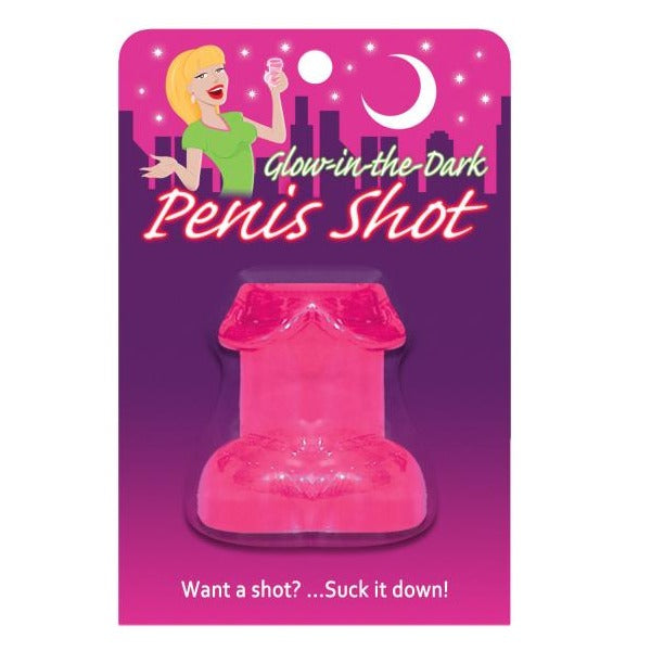 Kheper Games Glowing Penis Shot Glass - Pick Your Color