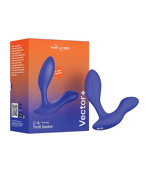 We-Vibe Vector+ Prostate Massager w/Remote Control - Pick Your Color