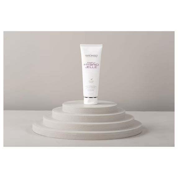 Wicked Sensual Care Simply Hybrid Jelle Lubricant 4floz Tube