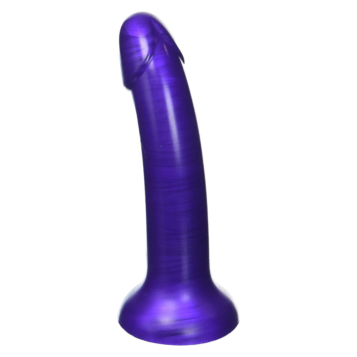 XR Brands Strap U G-Tastic Metallic Silicone Dildo 7in - Pick Your Color