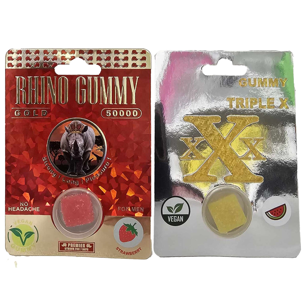 Gold Gummy & Triple X Gummy Combo