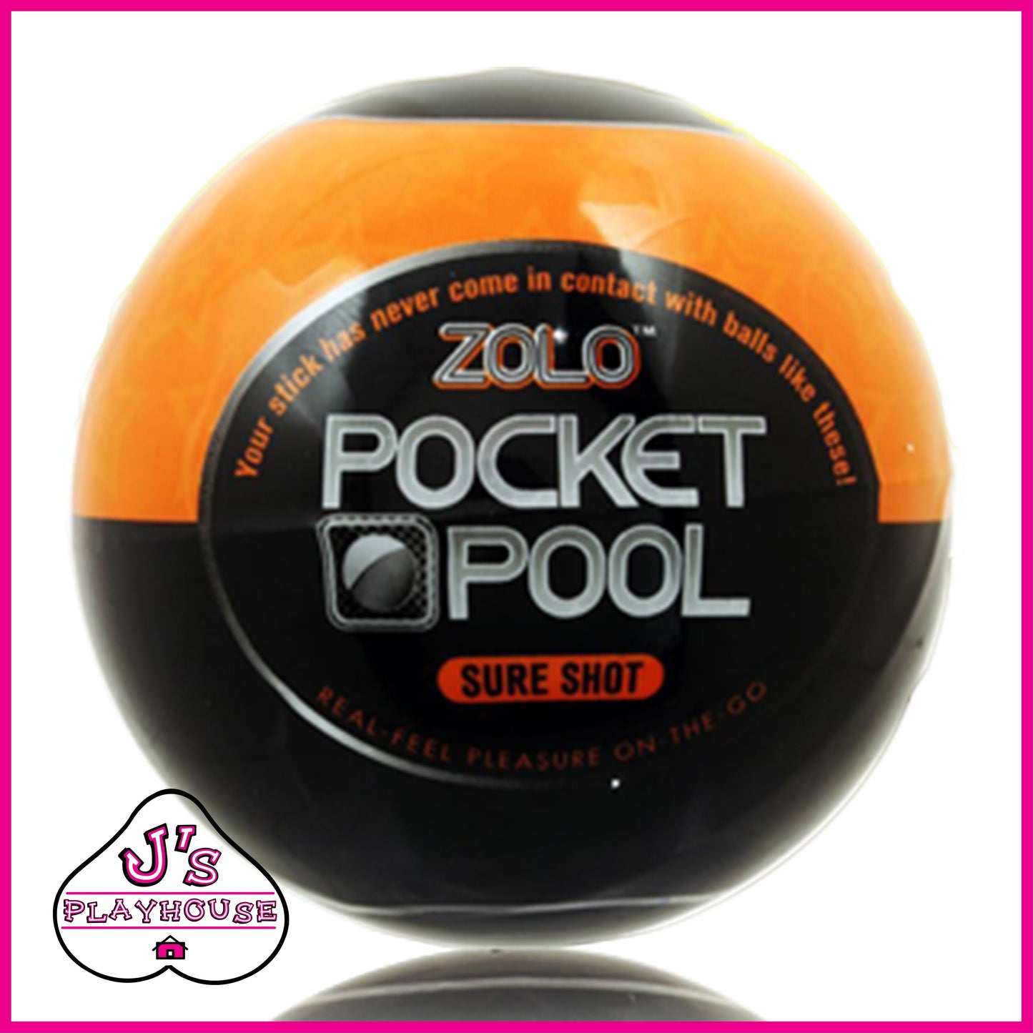 Zolo Pocket Pool Sure Shot Masturbator Sleeve - Orange