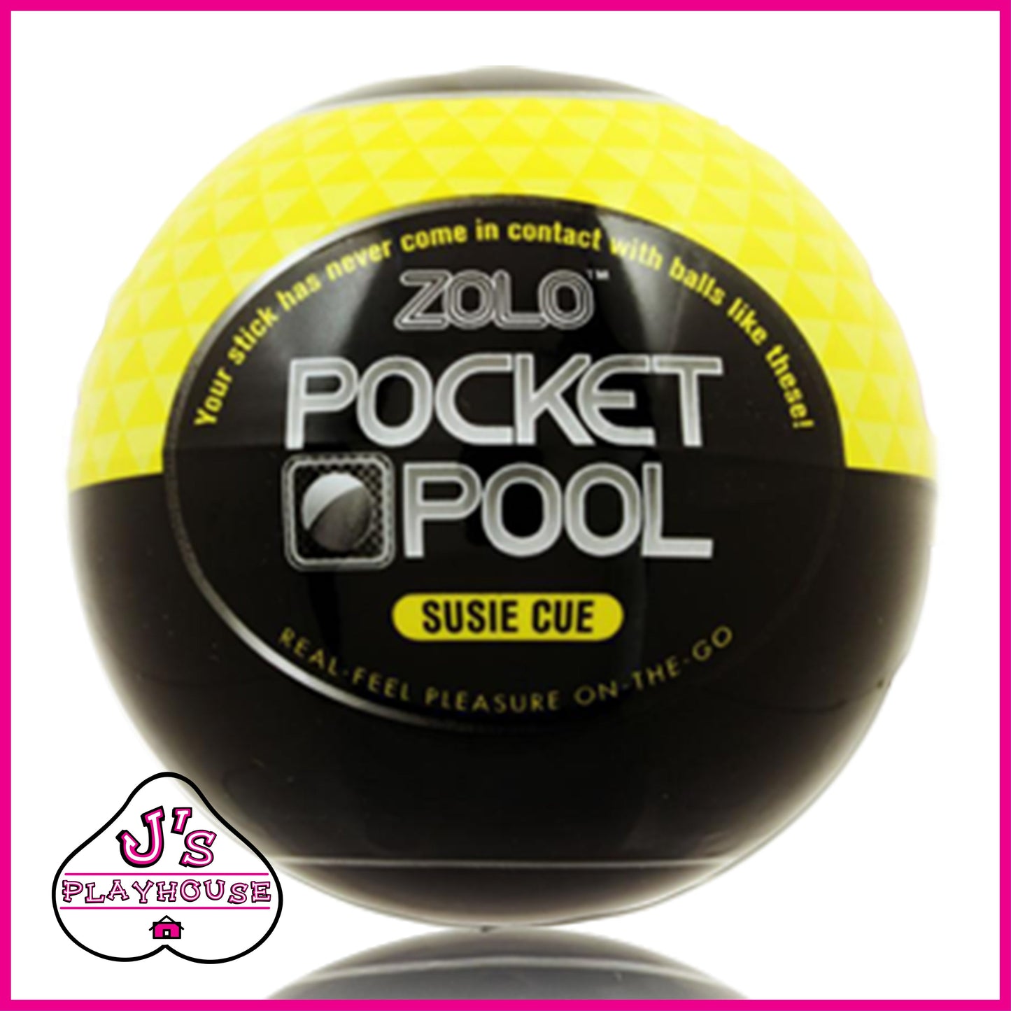 Zolo Pocket Pool Susie Cue Masturbator Sleeve - Yellow
