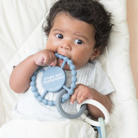 Bella Tunno Single And Unemployed Silicone Happy Teether