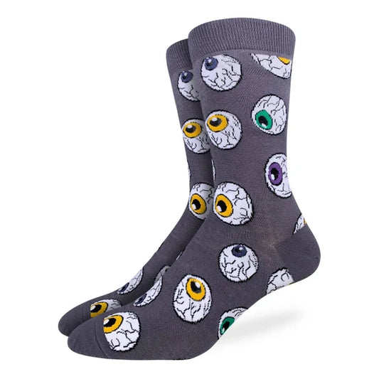 Good Luck Sock Men's Crew Socks Eyeballs