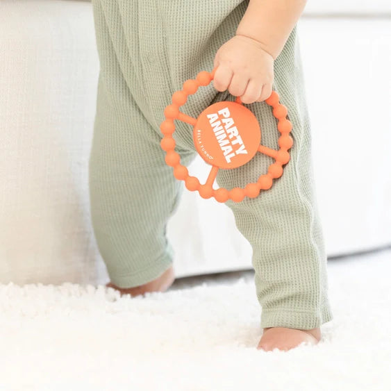 Bella Tunno Party Animal Silicone Happy Teether