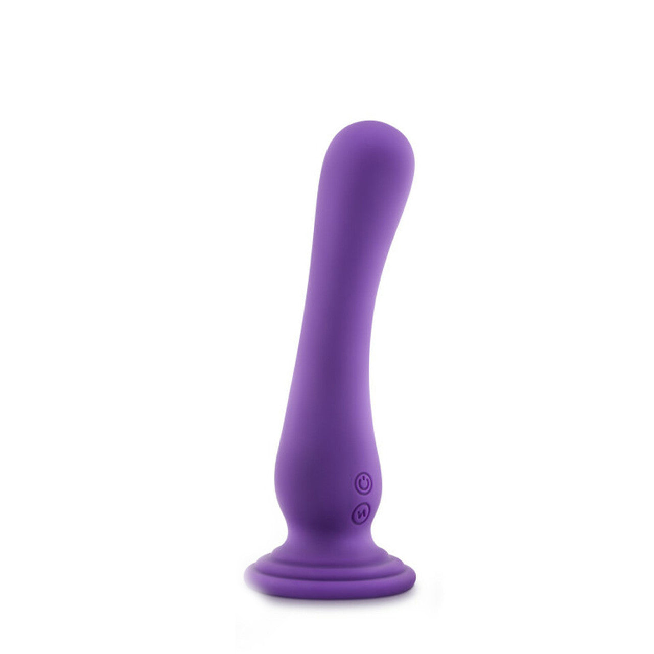 Blush Novelties Impressions N4 Silicone Vibrating Dildo - Purple
