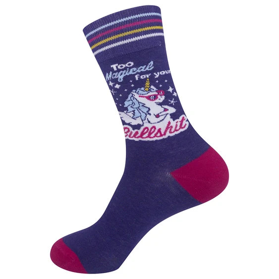 Funatic Too Magical For Your Bull$hit Socks - Unisex One Size