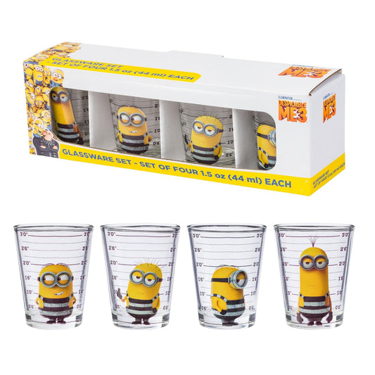 Universal Despicable Me 4pc. 1.5oz. Shot Glass Set