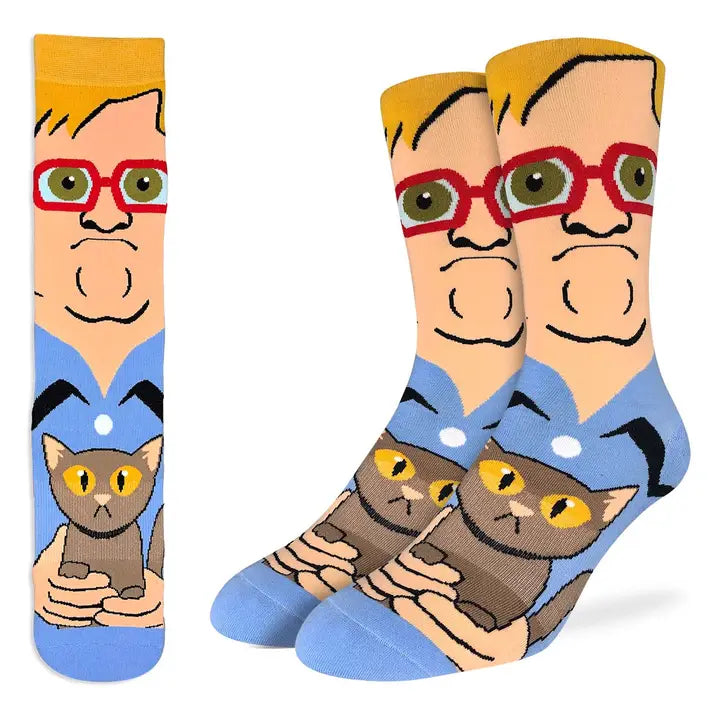 Good Luck Sock Trailer Park Boys Socks Bubbles And Kitty Cartoon