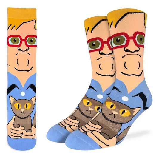 Good Luck Sock Trailer Park Boys Socks Bubbles And Kitty Cartoon