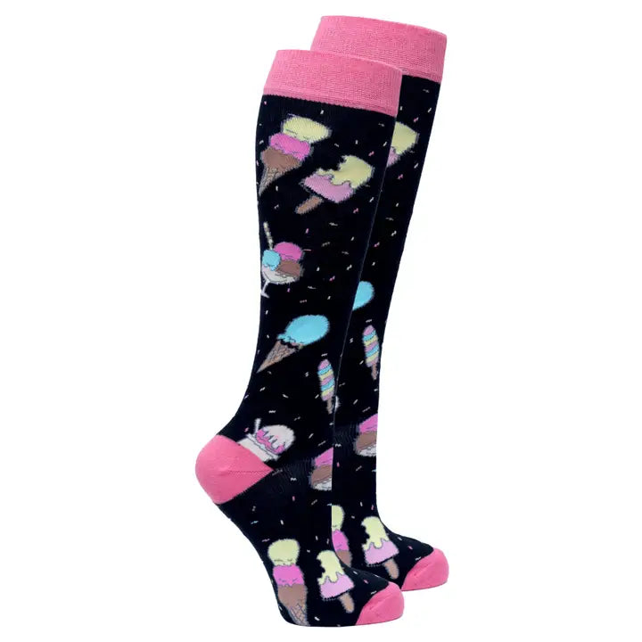 Socks N Socks Knee High Socks - Ice Cream