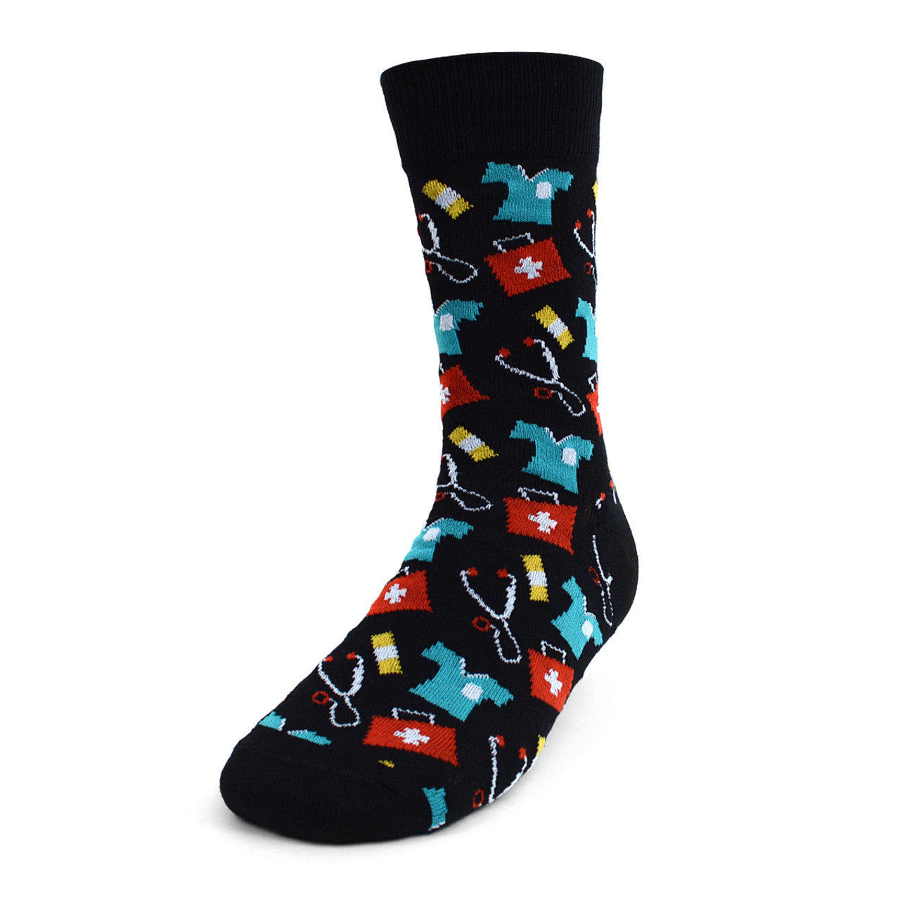 Parquet Men's Doctor/Nurse Novelty Socks - Pick Your Color