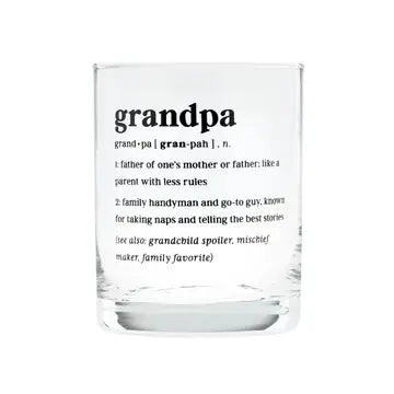 Grandpa Definition Rocks Glass