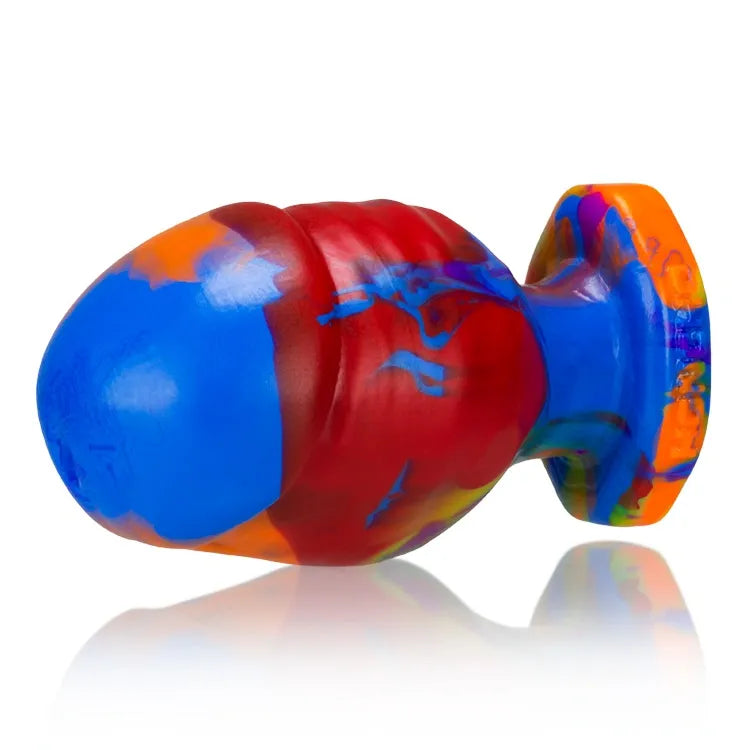Ox Balls Honcho Silicone Plug Rainbow - Asst. Sizes Available