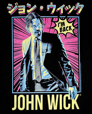 John Wick Japanese Lettering T-Shirt - Asst. Sizes