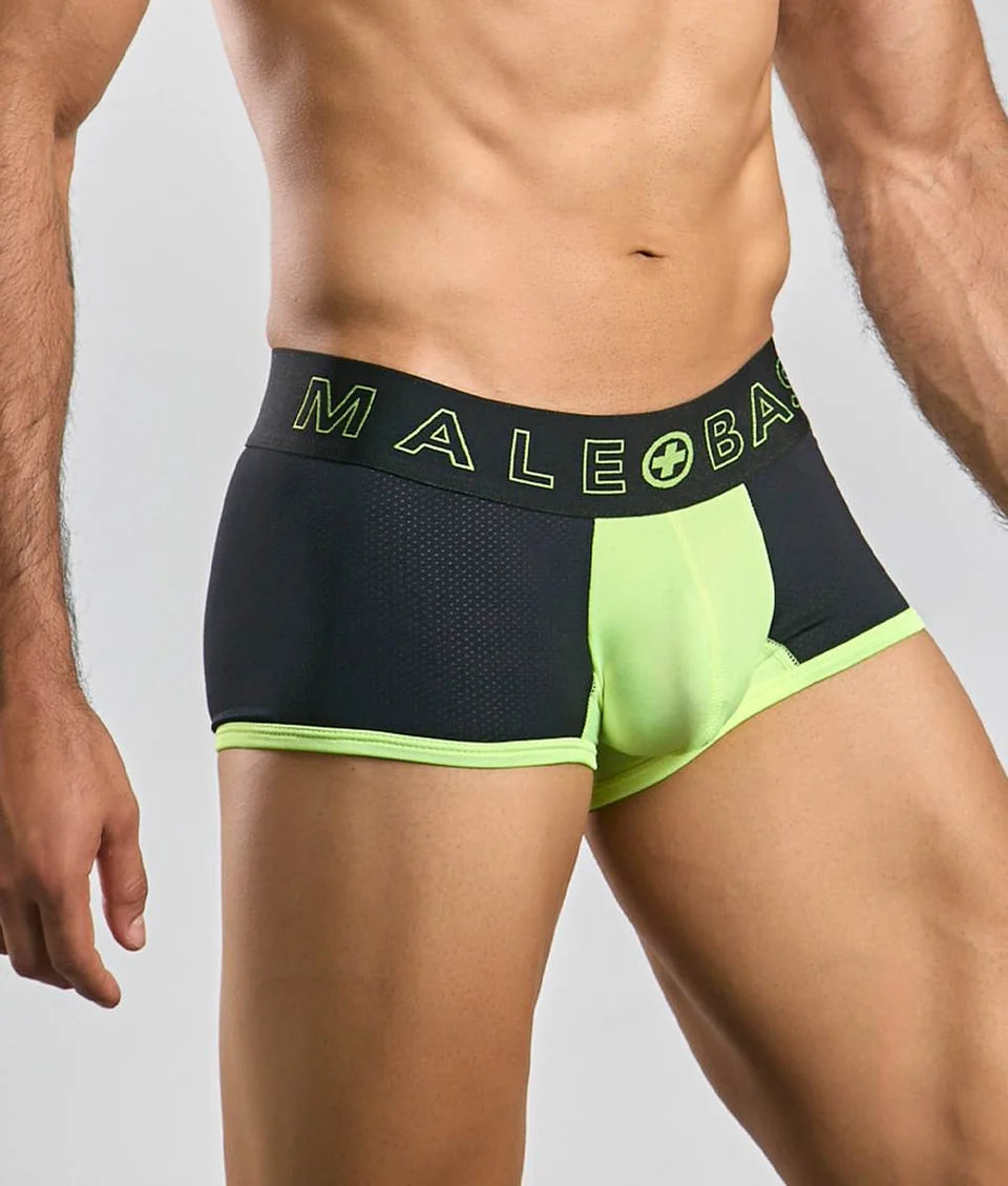 MaleBasics Neon Trunk - Black/Yellow