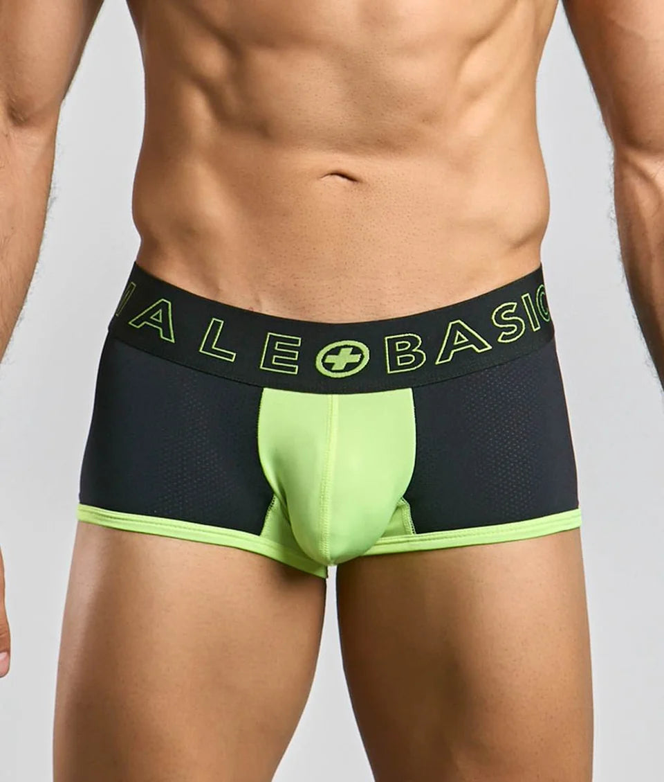MaleBasics Neon Trunk - Black/Yellow