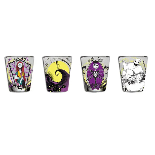 Nightmare Before Christmas 4pc. 1.5oz. Shot Glass Set
