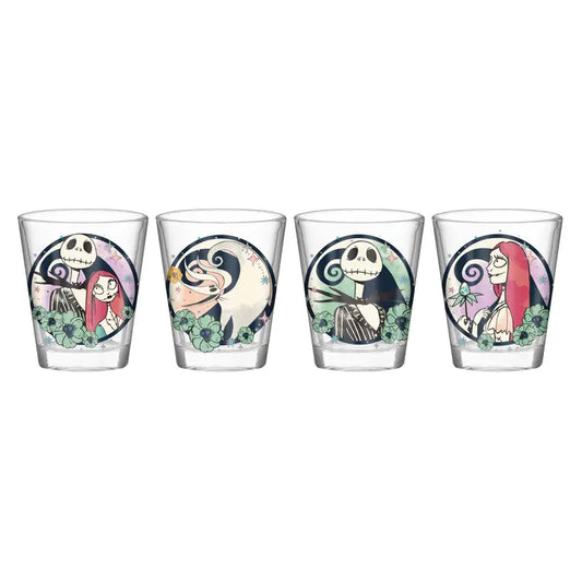 Nightmare Before Xmas 4pc Shot Glass Set