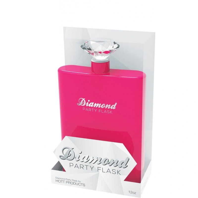 Diamond Party Flask - Pink