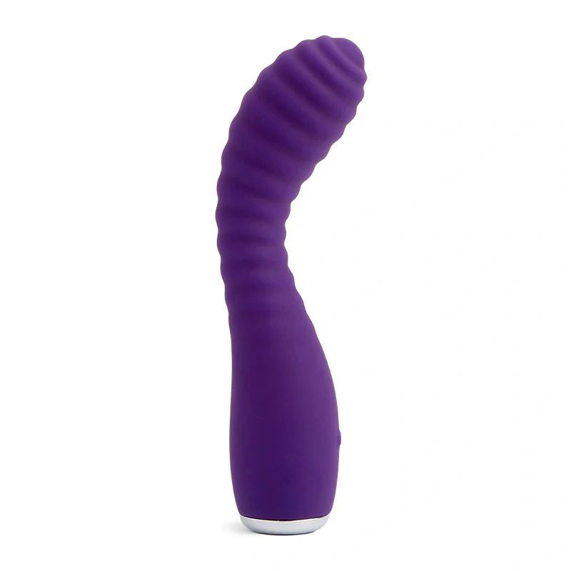 Nu Sensuelle Lola Nubii Flexibile Rechargeable Silicone Warming Vibrator - Purple/Silver