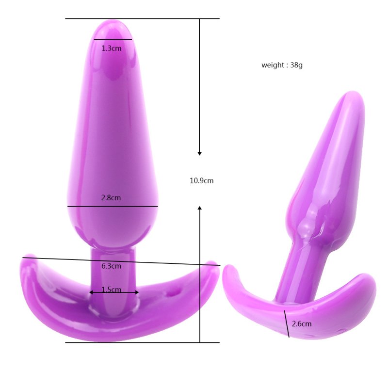 J's Playhouse Starters Classic Butt Plug - Asst. Colors