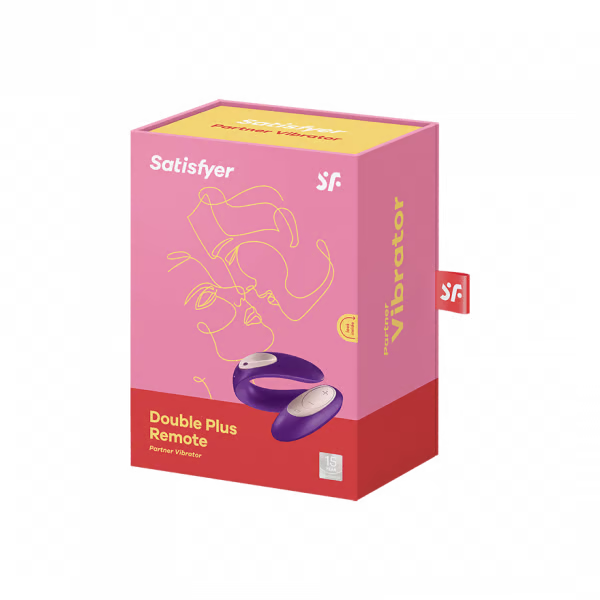 Satisfyer Double Plus Remote Couples Vibrator - CLEARANCE