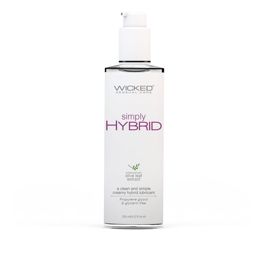 Wicked Sensual Care Simply Hybrid Water/Silicone Lubricant - Asst. Sizes Available