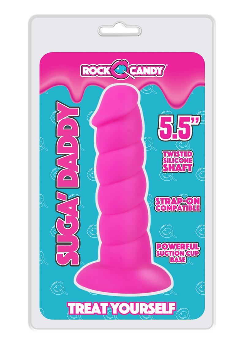 Suga Daddy Silicone Dildo 5.5" - Pink