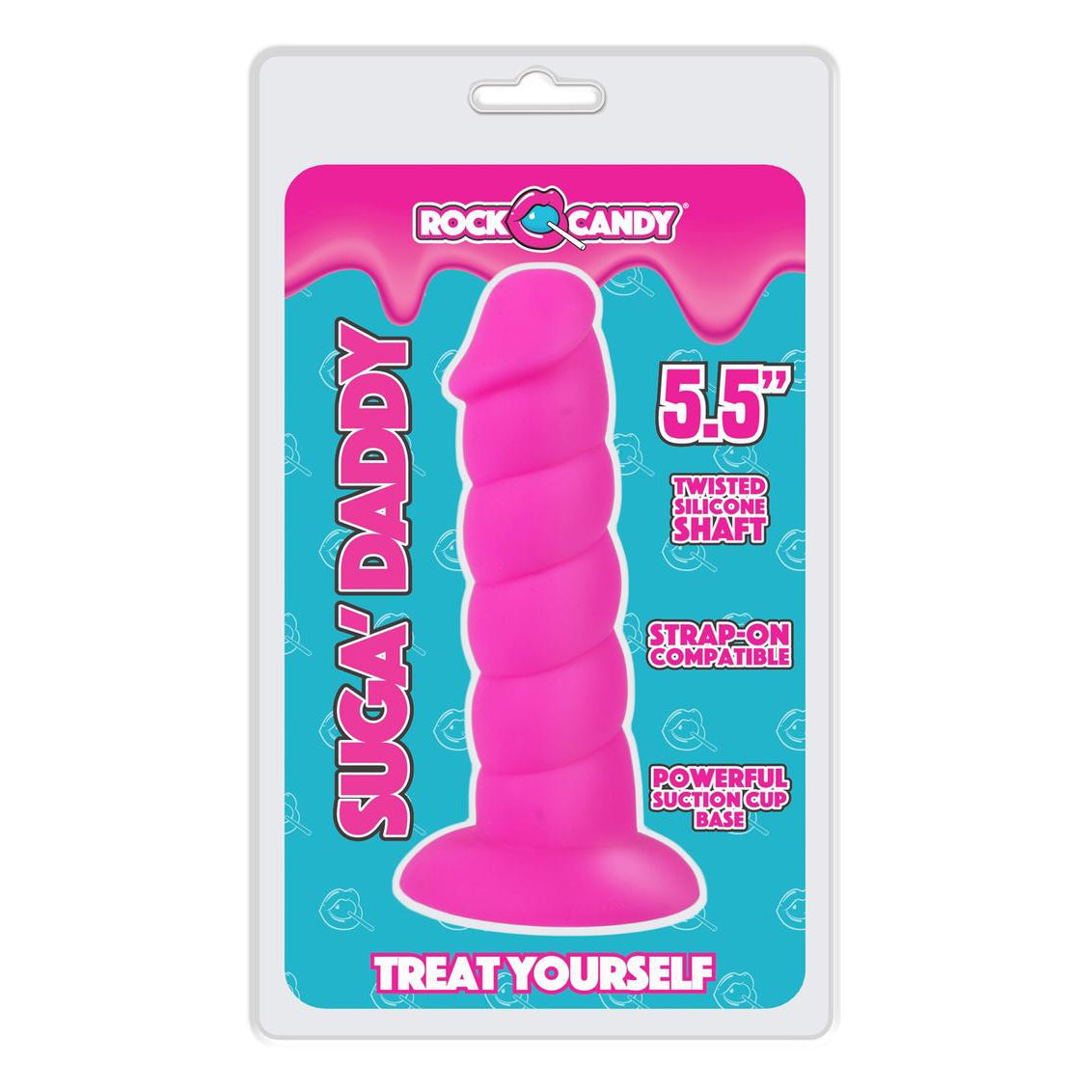 Suga Daddy Silicone Dildo 5.5" - Pink