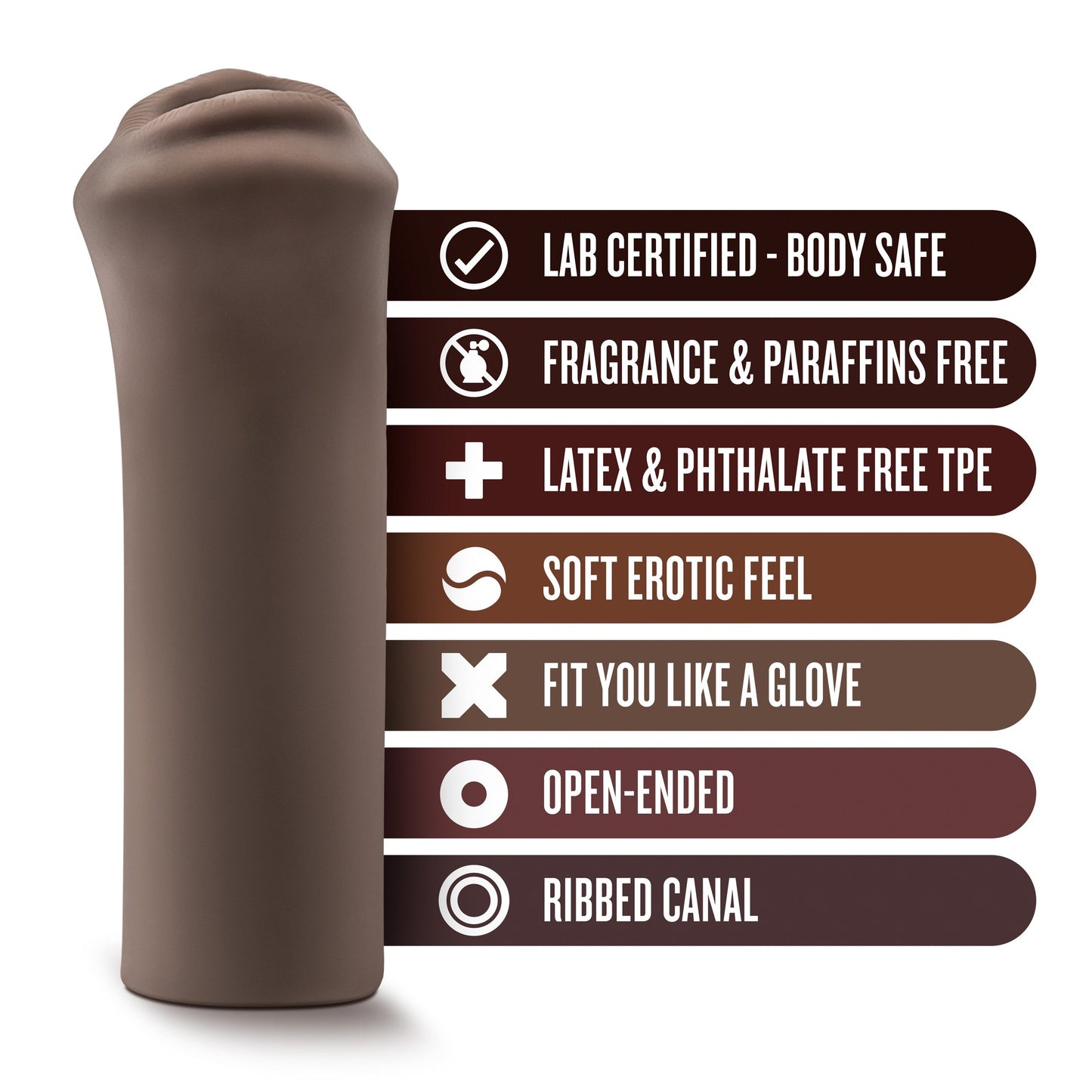 Blush Novelties Hot Chocolate - Naughty Nicole Mouth - Chocolate - CLEARANCE