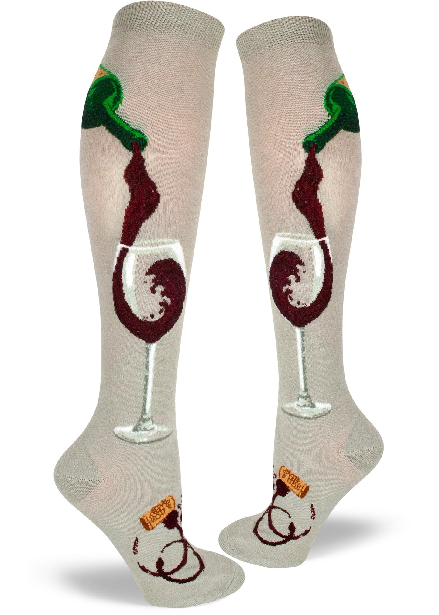 Mod Socks Like a Fine Wine Knee Socks – Shadow